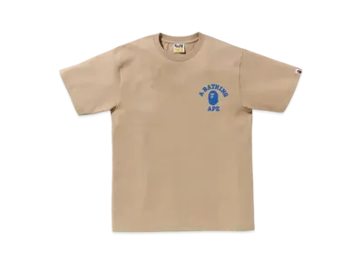 A BATHING APE Liquid Camo College ATS Tee "Beige"