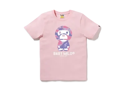 A BATHING APE Ladies Liquid Camo Baby Milo "Pink/Purple"