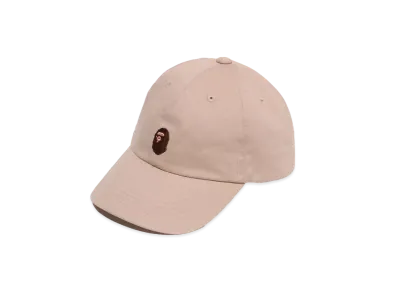 A BATHING APE Ape Head One Point Cap "Beige