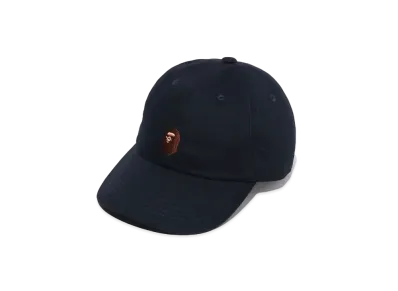 A BATHING APE Ape Head One Point Cap "Navy