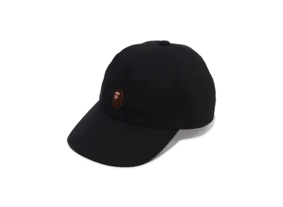 A BATHING APE Ape Head One Point Cap "Black