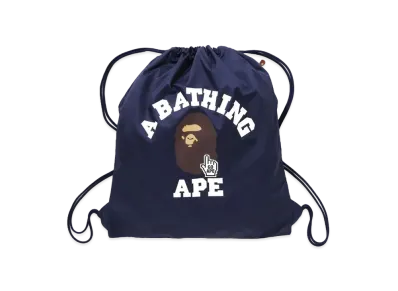A BATHING APE Go Ape Pointer College Knapsack "Navy"