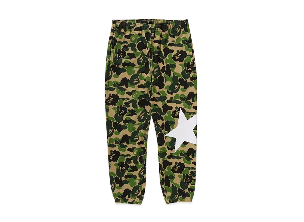 A BATHING APE ABC Camo Sweatpants "Green"