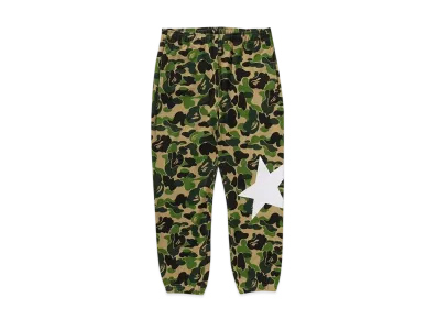 A BATHING APE ABC Camo Sweatpants "Green"