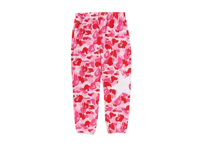 A BATHING APE ABC Camo Sweatpants "Pink"