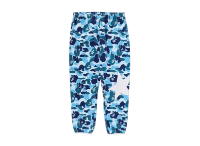 A BATHING APE ABC Camo Sweatpants "Blue"