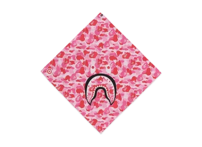 A BATHING APE ABC Camo Shark Bandana "Pink"