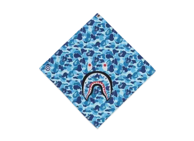 A BATHING APE ABC Camo Shark Bandana "Blue"