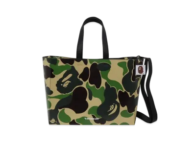 A BATHING APE ABC Camo Bag L "Green"