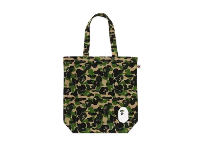 A BATHING APE ABC Camo Tote Bag "Green"