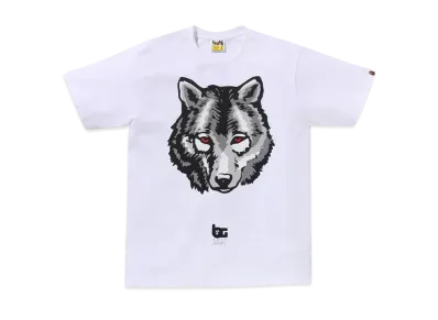 A BATHING APE Bape Gallery x Sneakerwolf Tee "White"