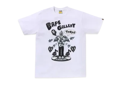 A BATHING APE Bape Gallery x Chocomoo Tee "White"