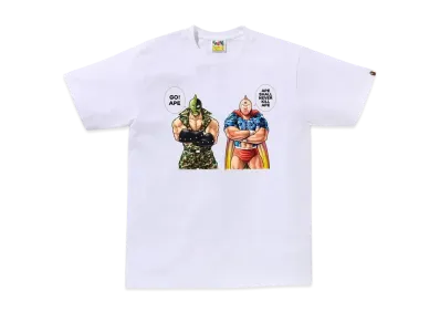 A BATHING APE Bape Gallery x Yudetamago Tee "White"