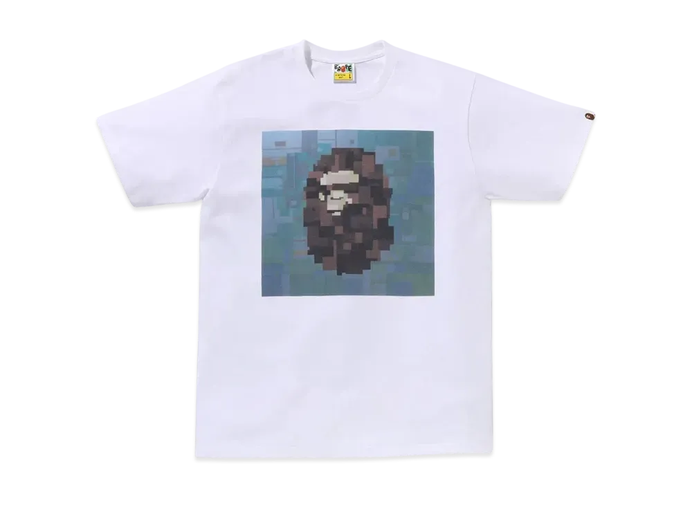 A BATHING APE Bape Gallery x Adam Lister Tee "White"