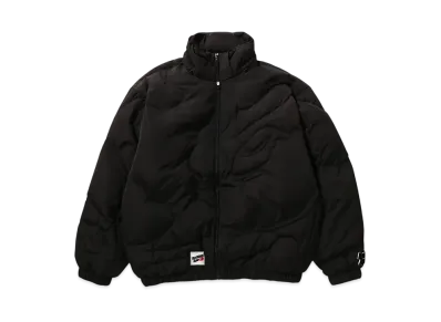 A BATHING APE Mega ABC Camo Detachable Hoodie Puffer Down Jacket "Black"