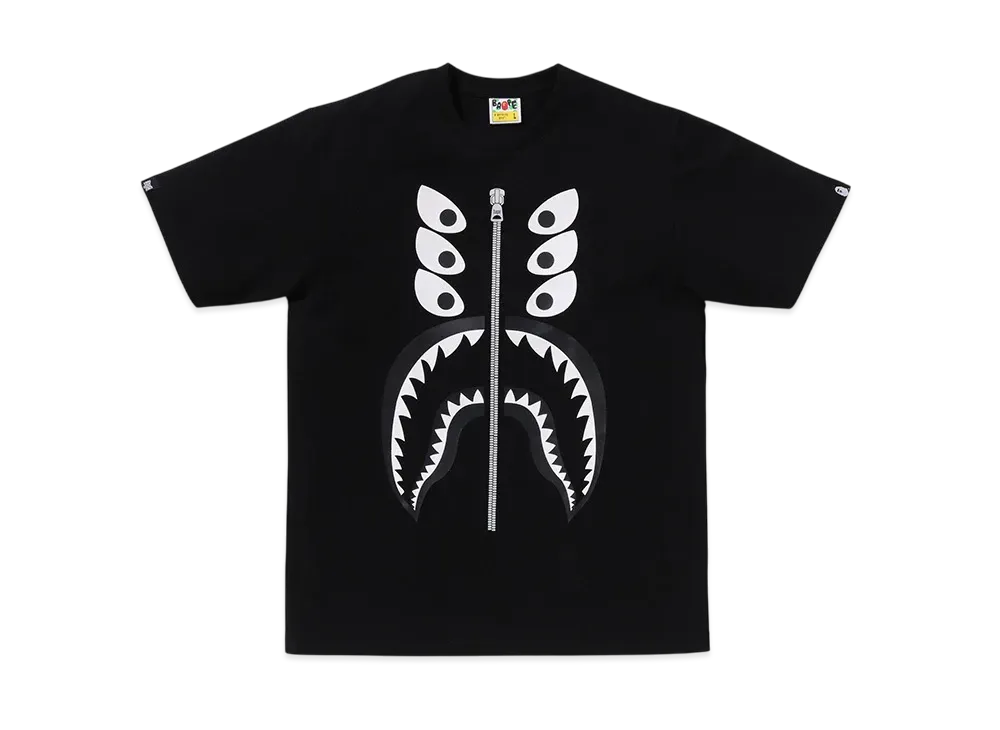 A BATHING APE x Bounty Hunter Mad Shark Tee "Black"
