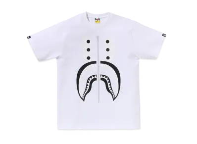 A BATHING APE x Bounty Hunter Mad Shark Tee "White"