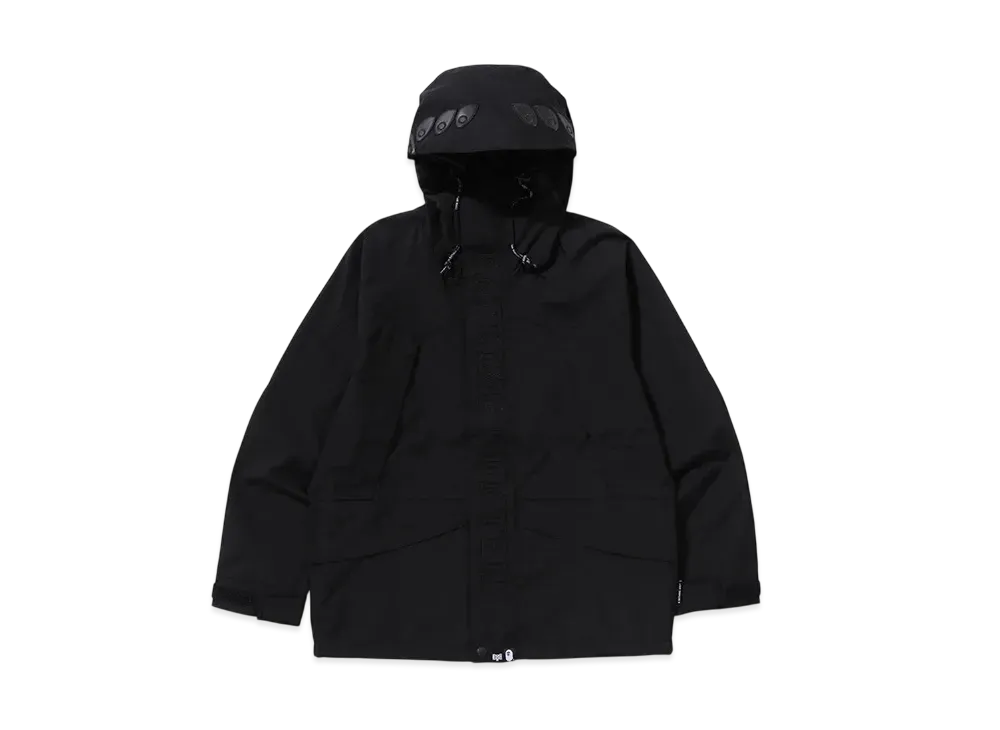 A BATHING APE x Bounty Hunter Mad Shark Snowboard Jacket "Black"