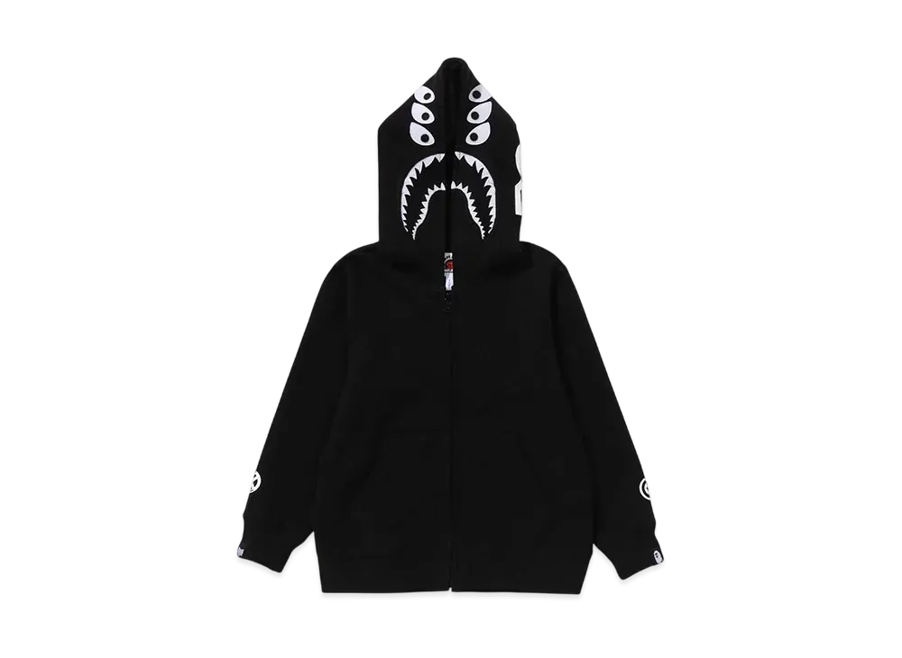 A BATHING APE x Bounty Hunter Mad Shark Full Zip Hoodie "Black"