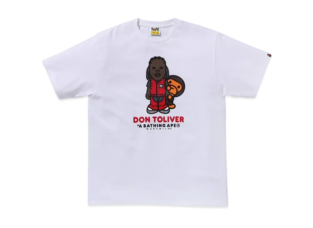 A BATHING APE x Don Toliver Milo Tee "White"