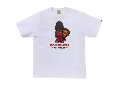 A BATHING APE x Don Toliver Milo Tee "White"