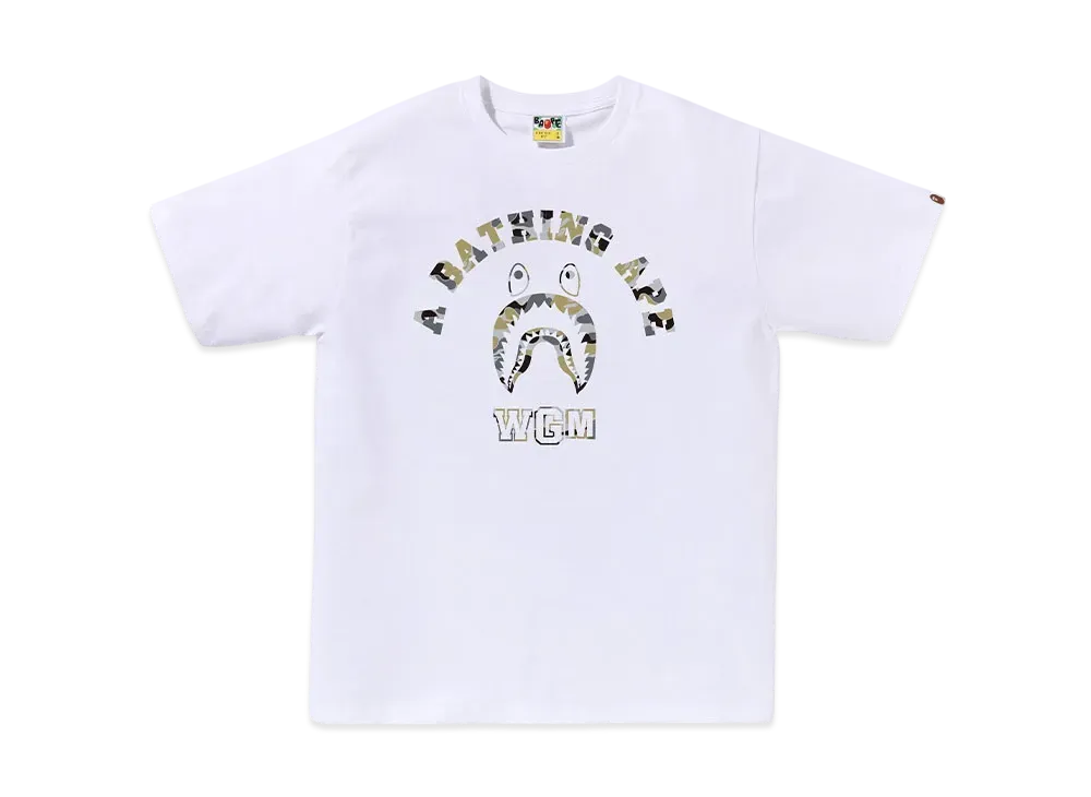 A BATHING APE Bape Store Ginza Shark College Tee "White"