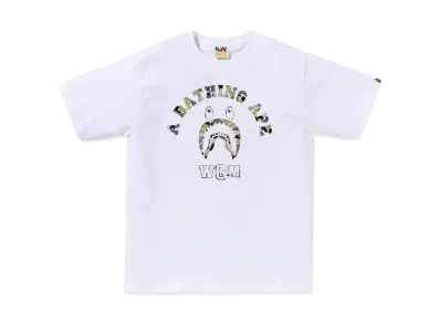 A BATHING APE Bape Store Ginza Shark College Tee "White"