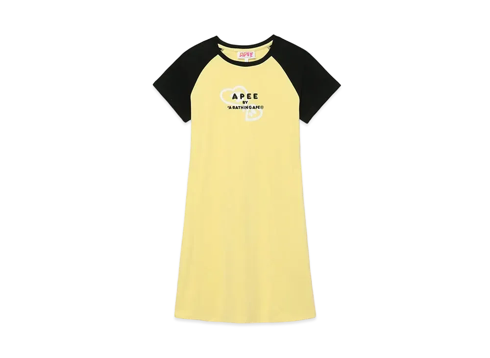 A BATHING APE Graphic Mini Dress "Pink"