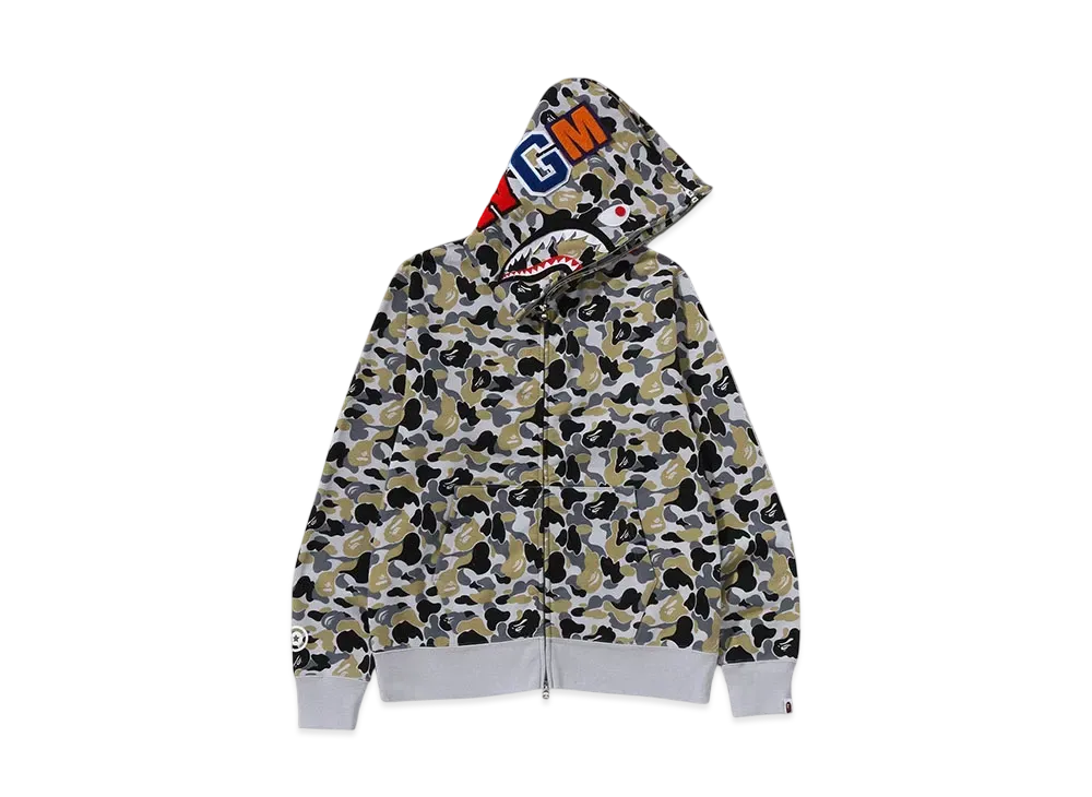 A BATHING APE Separate Shark Full Zip Hoodie "Green"