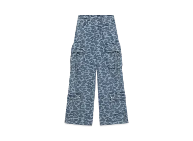 A BATHING APE Pattern Cargo Jeans #1 "Lightindi"