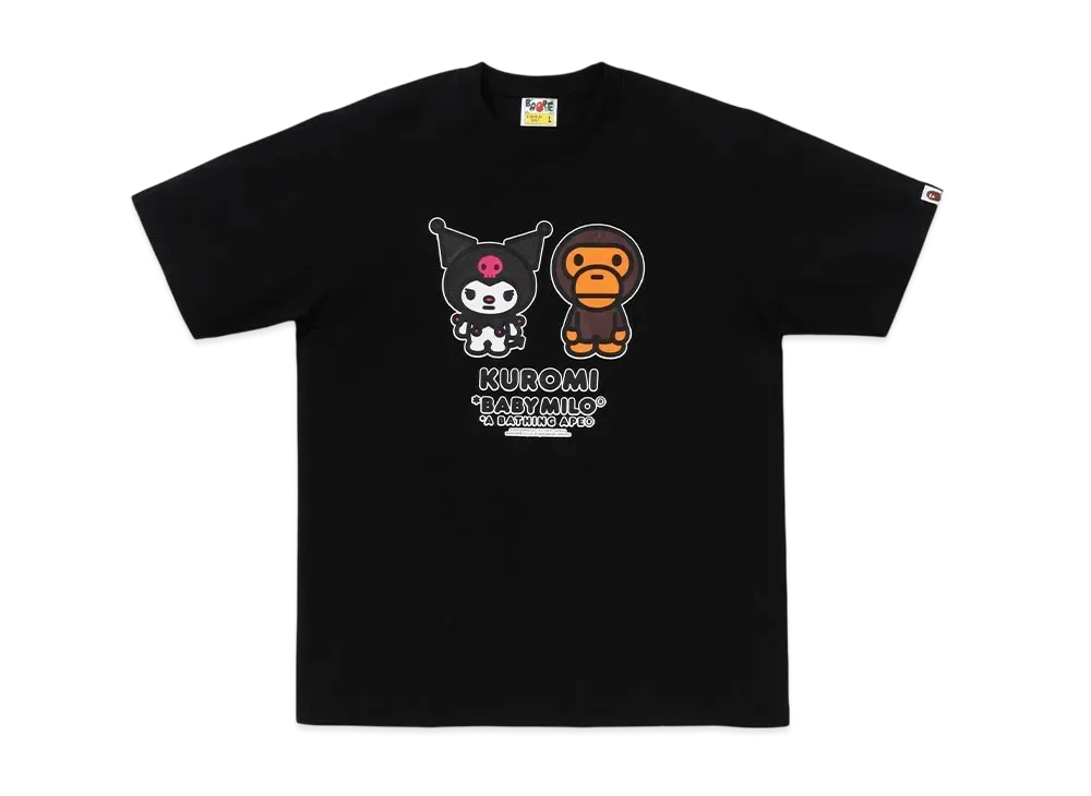 A BATHING APE Ginza Baby Milo x Kuromi Tee "Black"