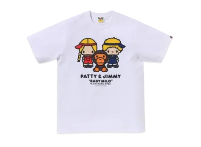 A BATHING APE Baby Milo x Patty&Jimmy Tee "White"