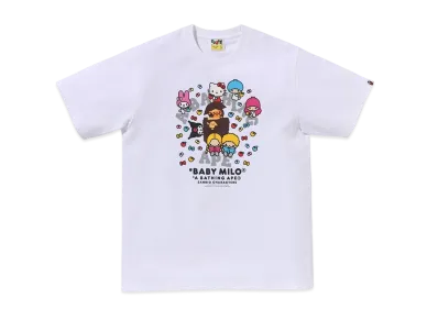 A BATHING APE Baby Milo x Sanrio Characters Tee #2 "White"