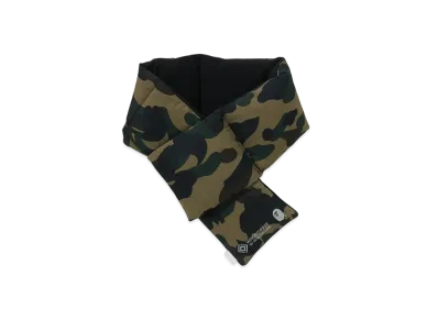 A BATHING APE Gore-Tex Wind Stopper 1St Camo Pocket Fleece Scarf "Green"