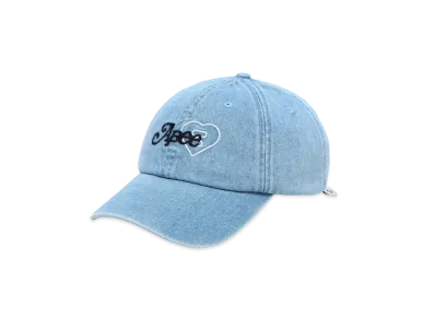 A BATHING APE Washed Denim Cap "Lightindi"