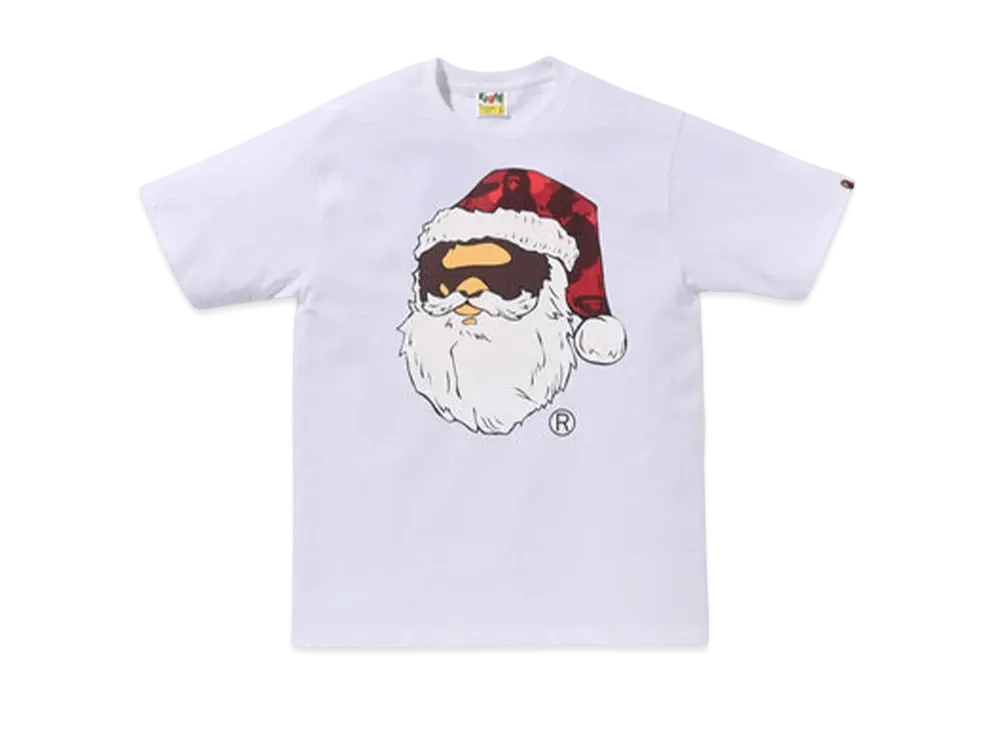 A BATHING APE Christmas A BATHING APE Ape Head Tee "White"