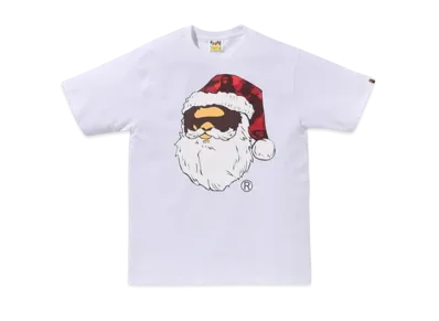A BATHING APE Christmas A BATHING APE Ape Head Tee "White"