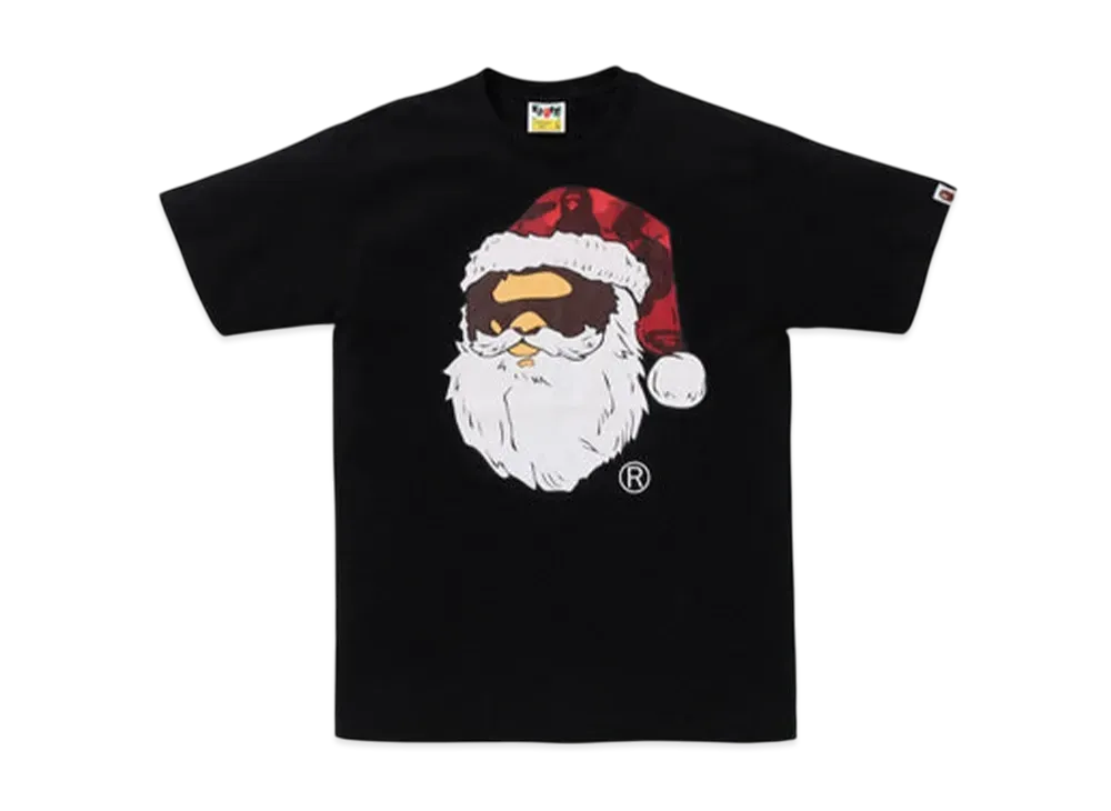 A BATHING APE Christmas A BATHING APE Ape Head Tee "Black"
