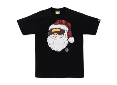 A BATHING APE Christmas A BATHING APE Ape Head Tee "Black"