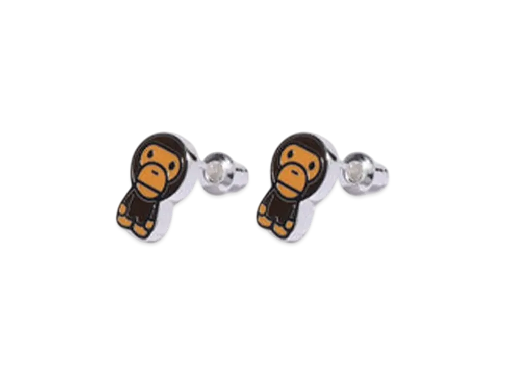 A BATHING APE Baby Milo Pierce "Silver"