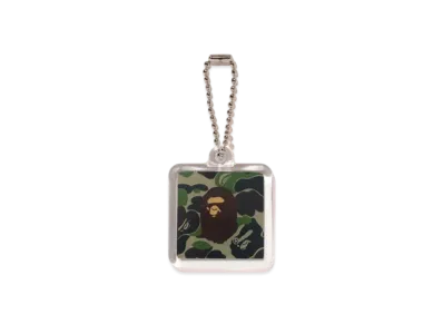 A BATHING APE Abc Camo Keychain "Green"