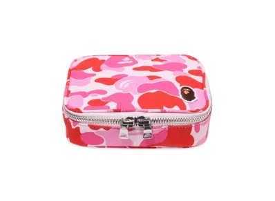 A BATHING APE Abc Camo Amenity Pouch "Pink"
