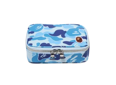 A BATHING APE Abc Camo Amenity Pouch "Blue"