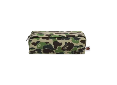 A BATHING APE Abc Camo Flight Pouch "Green"