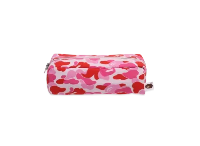 A BATHING APE Abc Camo Flight Pouch "Pink"