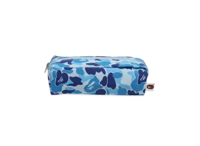 A BATHING APE Abc Camo Flight Pouch "Blue"