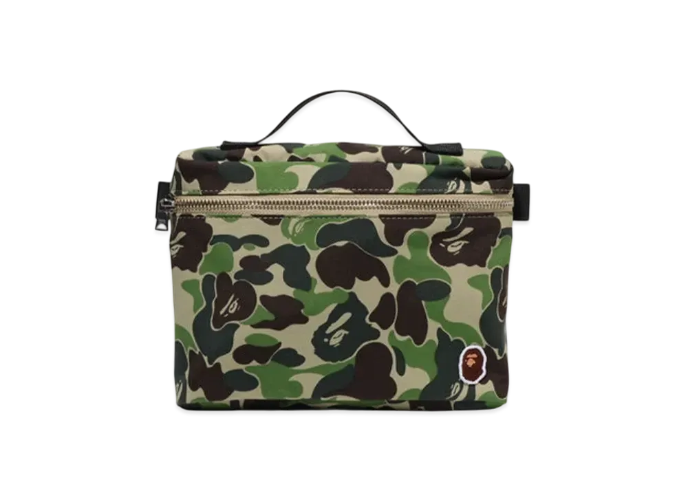 A BATHING APE Abc Camo Music Pouch "Green"
