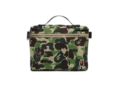 A BATHING APE Abc Camo Music Pouch "Green"