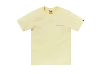 A BATHING APE A Bathing Ape Circle Tee "Yellow"