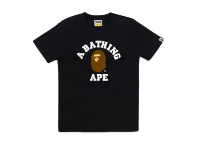 A BATHING APE College Tee "Black"